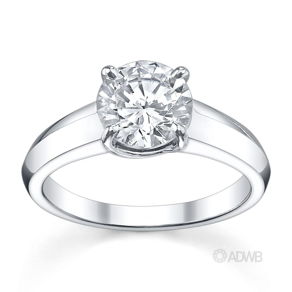 Australian Diamond Broker - Surprise round brilliant cut diamond ring