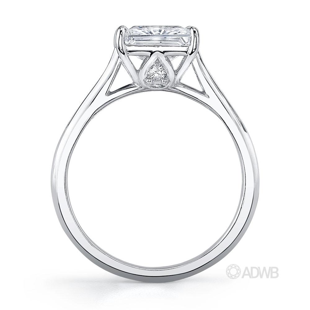 Serenity Princess cut diamond ring
