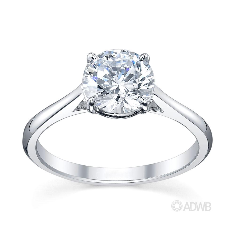 Australian Diamond Broker - Traditional round brilliant cut diamond ring