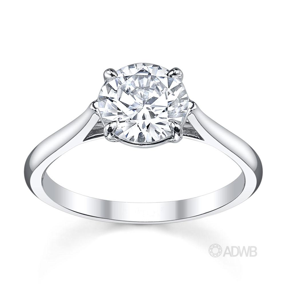 Australian Diamond Broker - Serenity round brilliant cut diamond ring