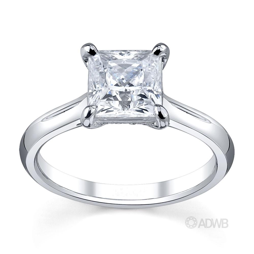 Australian Diamond Broker - Caroline princess cut diamond ring