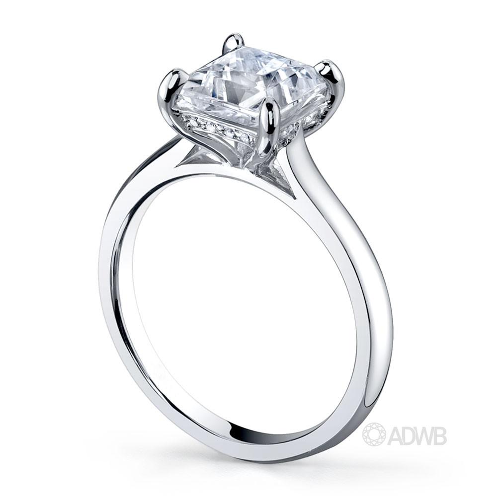 Caroline princess cut diamond ring