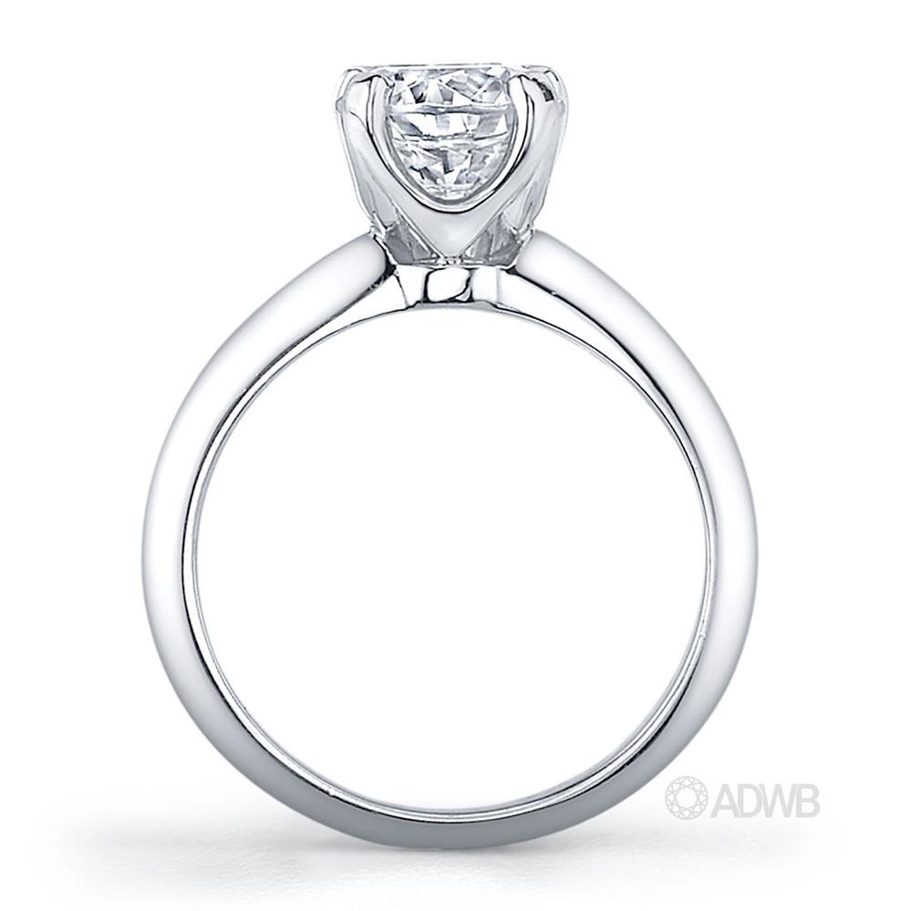 Grace 4 claw round brilliant cut diamond solitaire ring