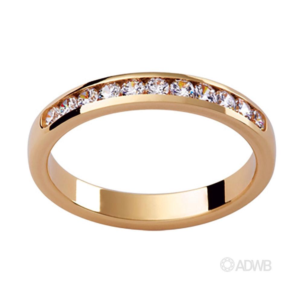 Australian Diamond Broker - Daphne 18ct Channel Set Diamond Wedding Ring