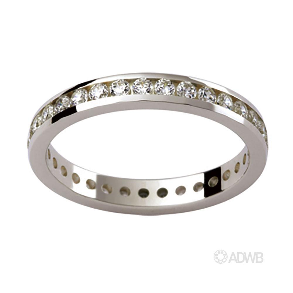 Australian Diamond Broker - Juneau 18ct White Gold Full Circle Diamond Ring