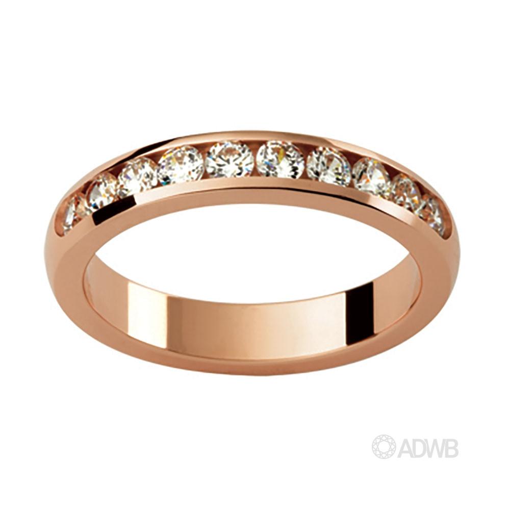 Australian Diamond Broker - Marise 18ct Rose Gold Diamond Wedder