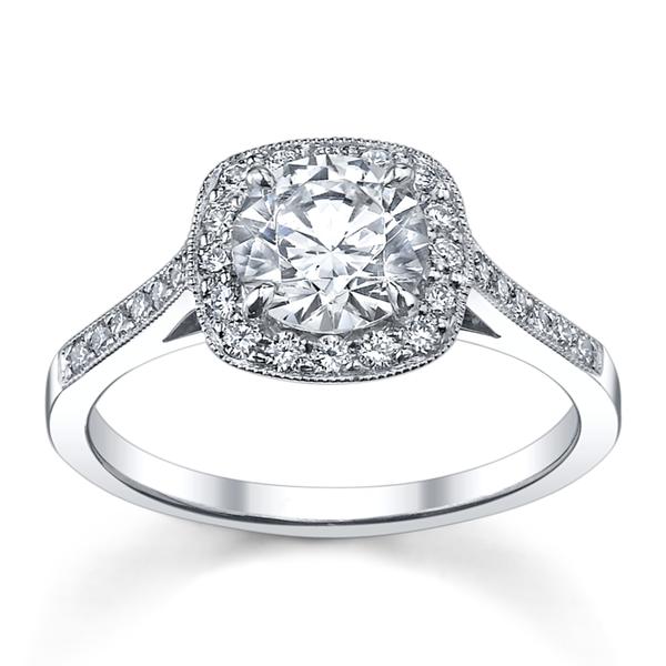 Diamond Halo Rings