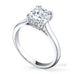 Corsica round brilliant cut diamond solitaire ring