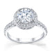 Australian Diamond Broker - Regal diamond halo engagement ring