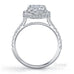 Regal diamond halo ring
