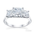 Australian Diamond Broker - Serenity 3 stone princess cut diamond ring
