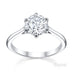 Australian Diamond Broker - Classic 6 claw round brilliant cut diamond ring