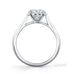 Serenity round brilliant cut diamond ring