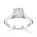 Australian Diamond Broker - Classic 4 claw round brilliant cut diamond ring
