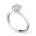 Zara round brilliant cut diamond solitaire ring