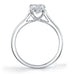 Monaco 4 claw diamond solitaire ring