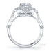 Star of Melbourne diamond halo ring