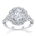 Australian Diamond Broker - Royal Crown halo diamond ring