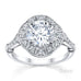 Australian Diamond Broker - Art Deco Style Diamond Halo Ring