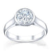 Australian Diamond Broker - Bezel set round brilliant cut diamond solitaire ring