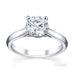 Australian Diamond Broker - Caroline 4 claw round brilliant cut diamond solitaire ring
