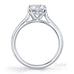 Caroline 4 claw round brilliant cut diamond solitaire ring