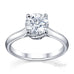 Australian Diamond Broker - Elegant 4 claw round brilliant cut diamond solitaire ring
