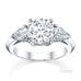 Australian Diamond Broker - Round brilliant and pear cut diamond 3 stone ring