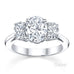 Australian Diamond Broker - Oval cut 3 stone diamond ring