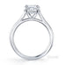Allure 4 claw round brilliant cut diamond solitaire ring