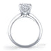 Grace 4 claw round brilliant cut diamond solitaire ring