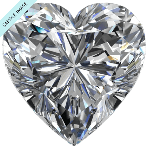 0.5 carat Heart diamond J color VS2 clarity