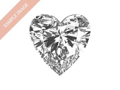 0.5 carat Heart diamond J color SI2 clarity