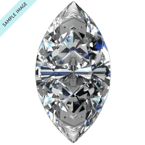0.5 carat Marquise diamond E color SI2 clarity