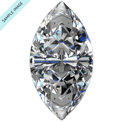 0.5 carat Marquise diamond J color VS2 clarity