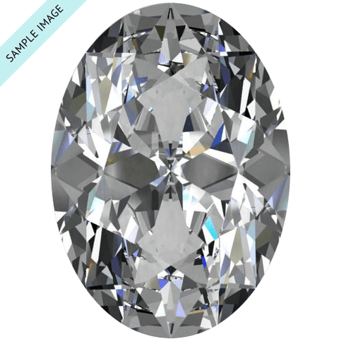 0.5 carat Oval diamond I color IF clarity