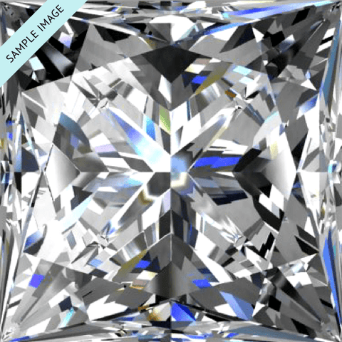 0.5 carat Princess diamond E color VS2 clarity