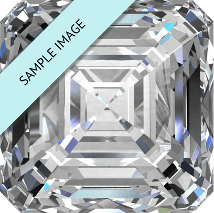 0.5 carat Emerald diamond H color SI1 clarity